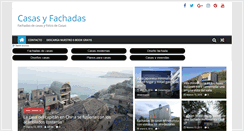 Desktop Screenshot of casasyfachadas.com